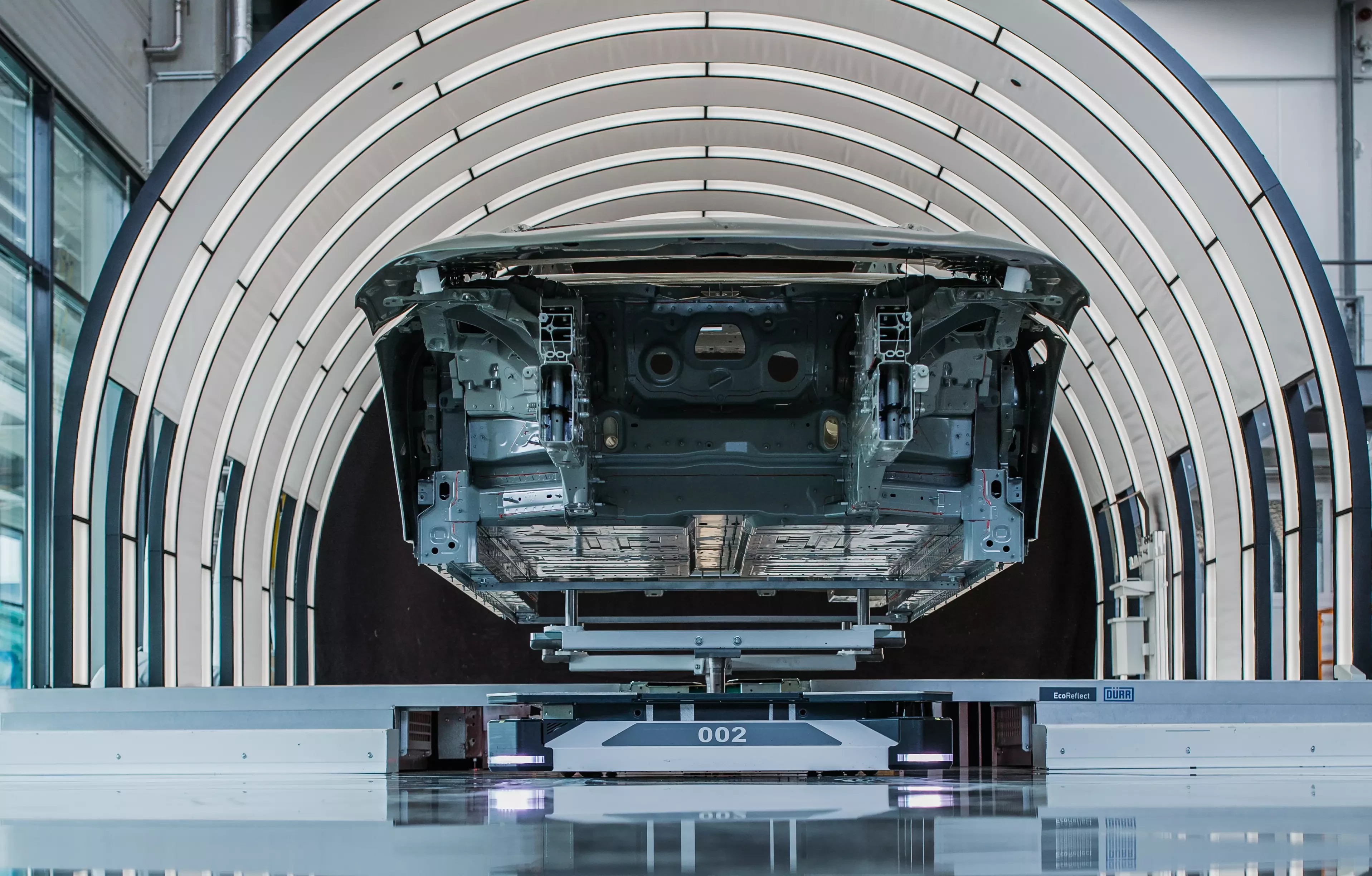 Dürr EcoProfleet under light tunnel