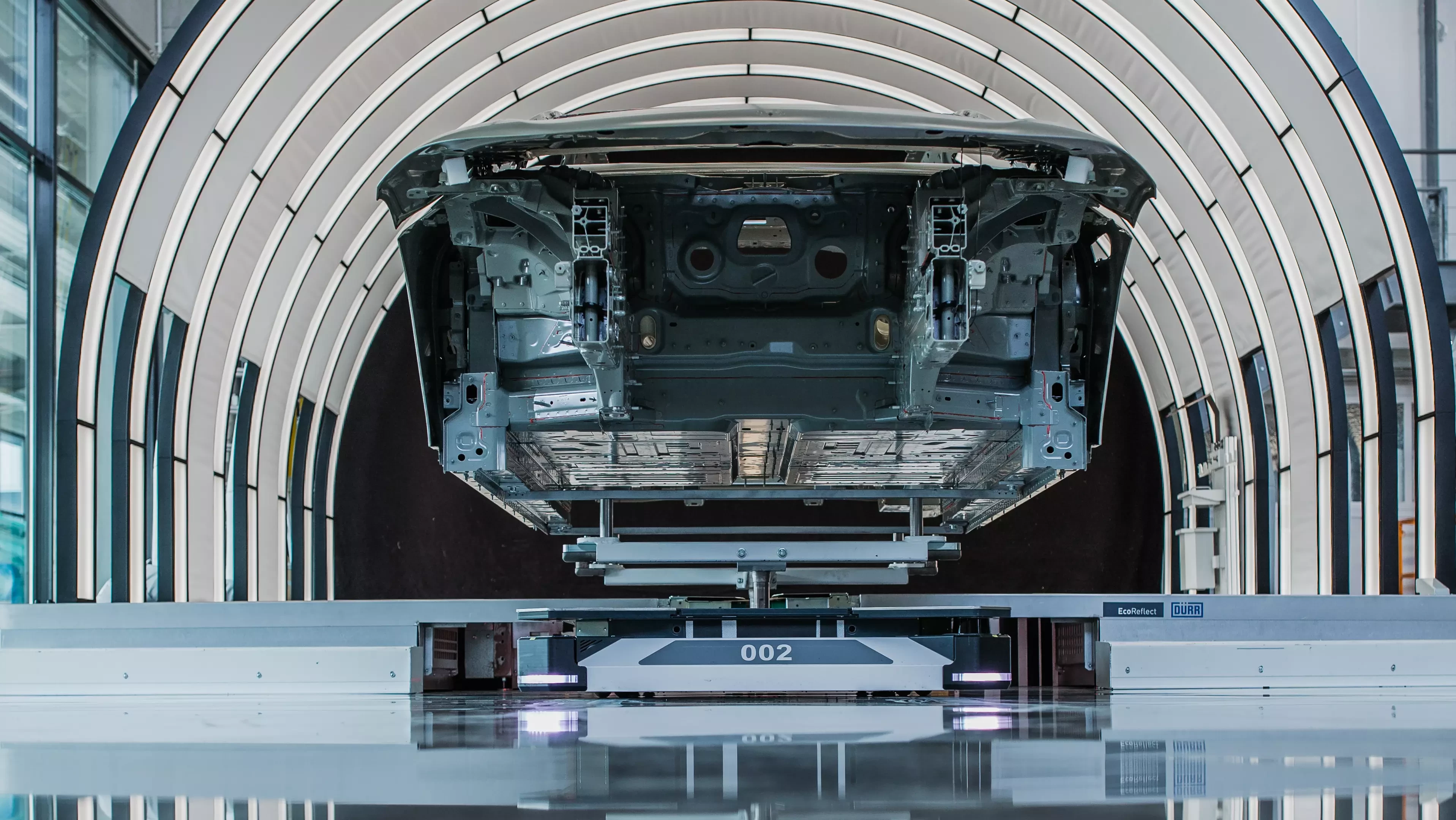 Dürr EcoProfleet under light tunnel