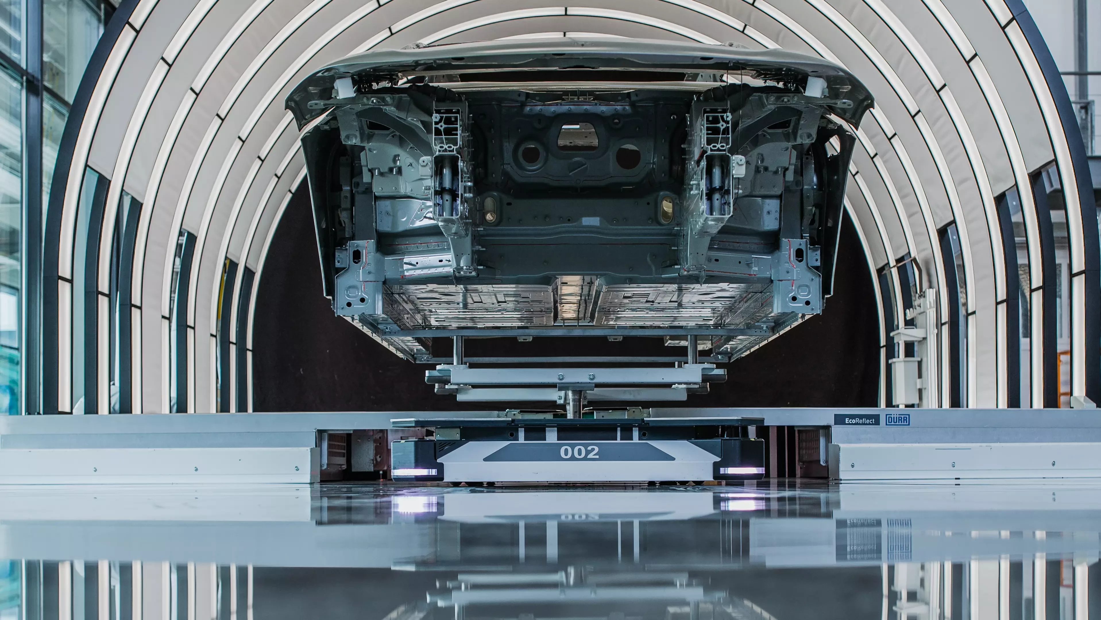 Dürr EcoProfleet under light tunnel