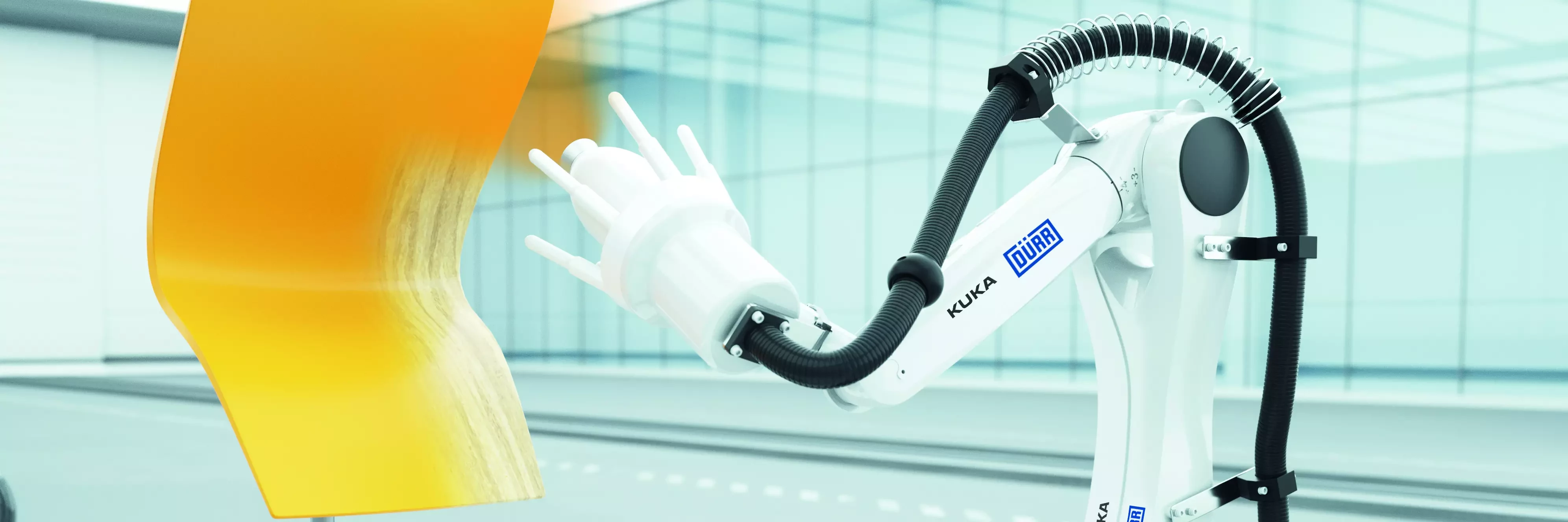 Paint robot ready2spray by Dürr is suitable for the general industry.